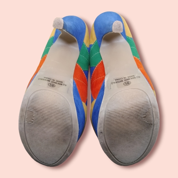 Alba 90s vibes colorblock heels - Picture 6 of 6